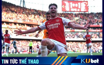 Declan Rice tỏa sáng giúp Arsenal có 3 điểm tại sân nhà, đánh tan hoài nghi về năng lực đối với người hâm mộ - Kubet cập nhật