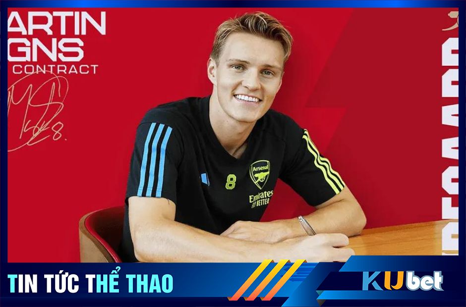 Odegaard ký kết hợp đồng với Arsenal tới năm 2028 - kubet cập nhật