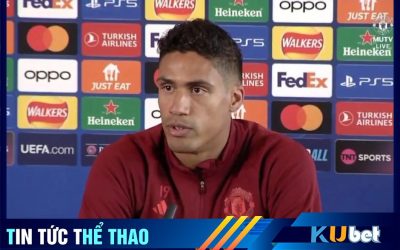 Kubet cập nhật hình ảnh trung vệ Varane trong cuộc họp báo trước trận đấu với Galatasaray