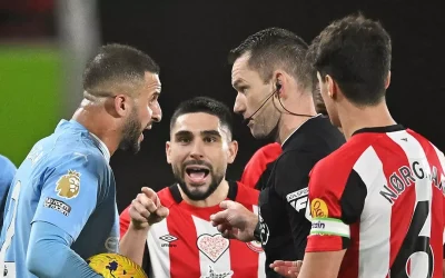 Pep Guardiola đưa ra quan điểm mới về cuộc tranh cãi cay đắng của Kyle Walker và Neal Maupay-Kubet