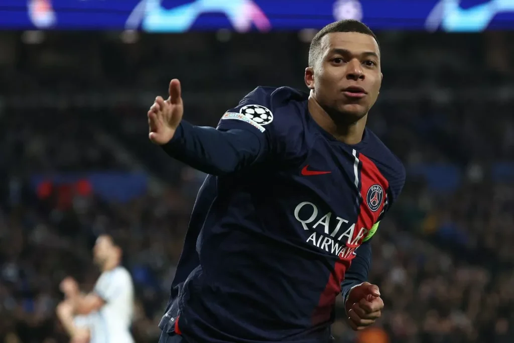 Kylian Mbappé sẽ rời PSG vào mùa hè này và được cho là sẽ gia nhập Real Madrid ( Hình ảnh: Kubet)