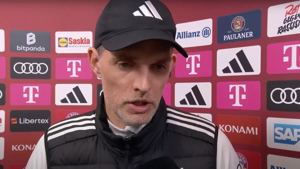 Thomas Tuchel phát biểu sau thất bại của Bayern Munich trước Borussia Dortmund (Hình ảnh: Kubet)