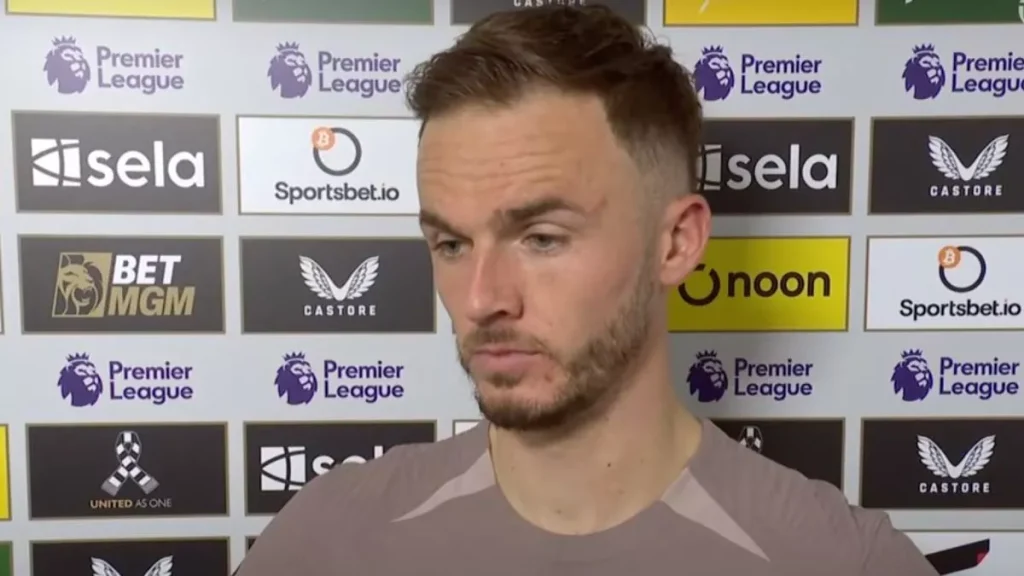 James Maddison đã xin lỗi sau thất bại nặng nề của Tottenham trước Newcastle (Ảnh: Kubet)